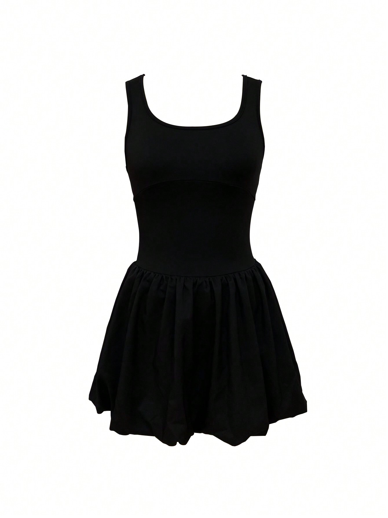 Vestido de tirantes ajustado con volantes al estilo europeo y estadounidense para mujeres