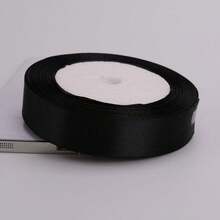 1 Roll Satin Ribbon 1cm/1.5cm/2cm/2.5cm/3.8cm/5cm Flower Wrapping Ribbon Bow Polyester Satin Ribbon Gifts Box Craft DIY Hair Clips Rose Bouquet Webbing - Multicolor - View 27