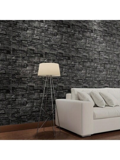 1/10/20/40/ 3D Wand Sticker Wallpaper, Self Adhesive Brick Easy To Stick, Peel, Clean, Cut, Kitchen, Living Room, Bathroom, Corridor, Bedroom,Renovation Stickers Peel Panels,Wall Paper, Wallpapers, ation Items Refresh Your Home,Rama view 4