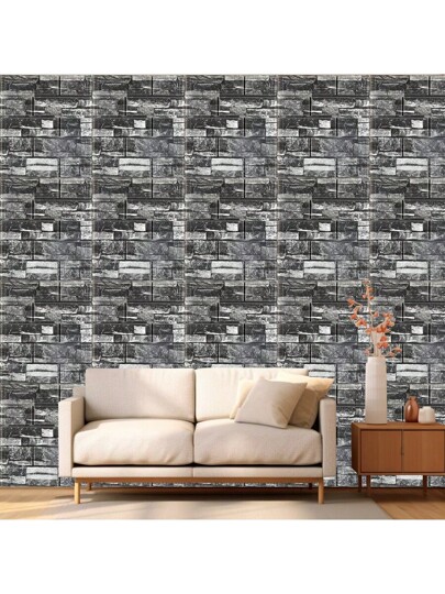 1/10/20/40/ 3D Wand Sticker Wallpaper, Self Adhesive Brick Easy To Stick, Peel, Clean, Cut, Kitchen, Living Room, Bathroom, Corridor, Bedroom,Renovation Stickers Peel Panels,Wall Paper, Wallpapers, ation Items Refresh Your Home,Rama view 5