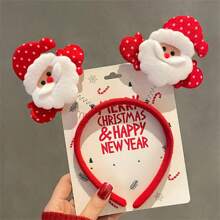 1pc 2025 Christmas Headband New Bowknot Headwear, Party Hair Accessory,Christmas - Multicolor - View 26