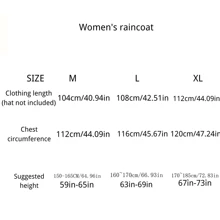 韓國風褸型女式雨衣，成人防水防風長袖騎行甜美女孩用 - 藏蓝色 - 查看 11
