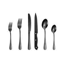 4sets/26pcs Stainless Steel High-End Tableware Set Knife, Fork And Spoon Set 24-Piece Western Steak Knife And Fork