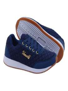 Women's Sneakers Comfortable Casual Walking Adult Easy To Put On - 藏蓝色 - 查看 4