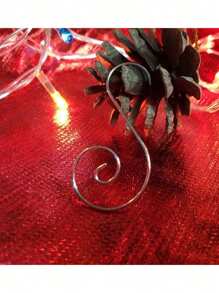 20pcs-Decorative Hooks,Christmas Decoration Hanger,Christmas Tree Hanger Bauble Ball Metal Hooks Christmas Decoration S-Hooks - Multicolor - View 5