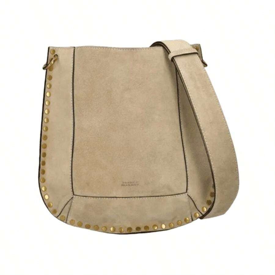 Isabel Marant Oskan Hobo Suede Shoulder Bag Sand SHEIN USA