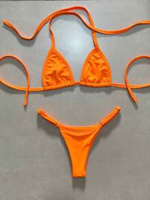 Women's Athens Suplex Curtain Bikini With Regulator - 橘色 - 查看 1
