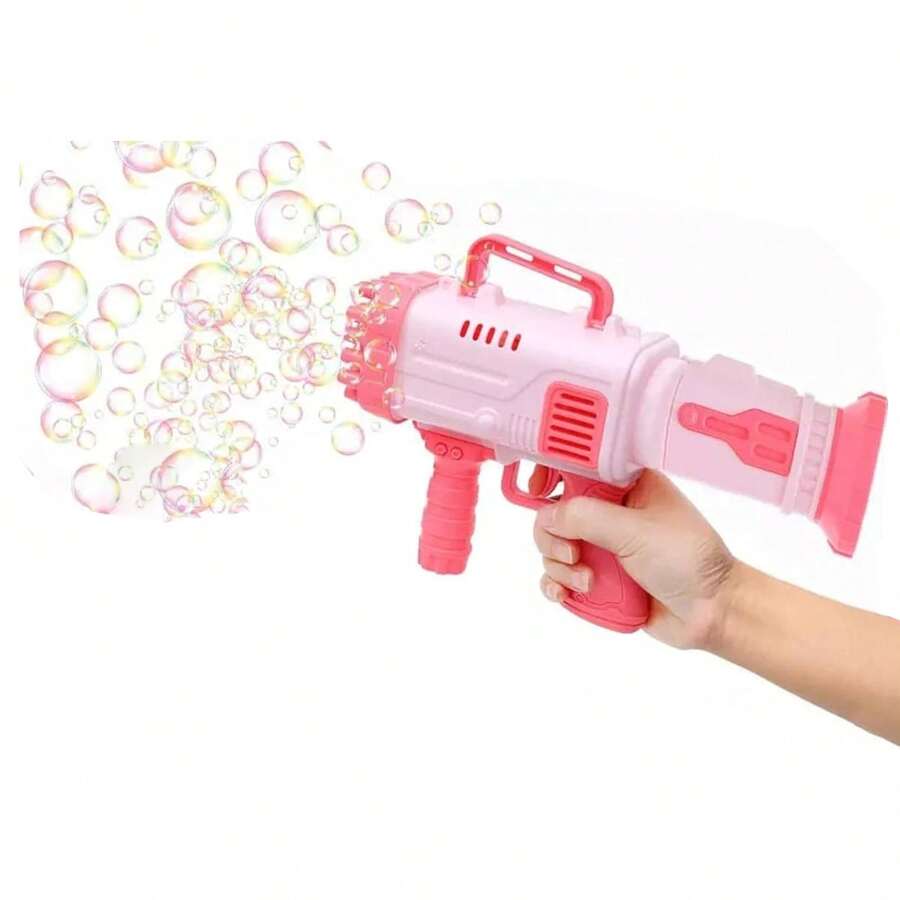 Bazuka Bubble Blower Soap Launcher 32 Bubbles Kids Children Toy Fun