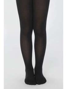 Meia Calça Ballet Infantil Menina Fio 80 Algodão Lupo Lobinha - Preto - Visão 6