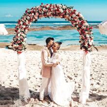 BriSunshine Rosenbogen Torbogen, Gartenbogen aus Metall 240x240cm, 1,2m 1,8m 2,4m DREI Verstellbare Breiten, Rosenbögen für Rosen und Kletterpflanzen, Freistehend Rosengestell für Garten Dekoration