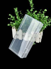 1 件矩形透明塑料珠宝包装盒，电子元件展示盒，珠宝零件分类收纳盒 - 無色 - 查看 4