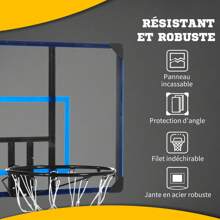 Panneau de basket-ball - Bleu azur - Voir 4