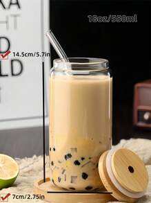 1 Stück Glas Tasse mit pinkem Weihnachtsbaum 550ml, hochborosilikatglas, Tasse mit versiegeltem Bambusdeckel und Strohhalm, Weihnachten, Halloween, geeignet für Büro und Schule, für Kaffee, Tee, Bier, Saft, heiße und kalte Getränke, Smoothies usw., wiederverwendbar, wärmeisoliert, verwendet für Partys, Zusammenkünfte, Feste, Thanksgiving, Lehrertag, Urlaubsgeschenke, ein Geschenk für Mutter, Liebhaber, Freund und Freundin, beste Freunde, Braut.