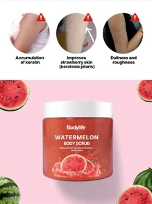 1瓶200克西瓜身体磨砂膏，去角质保湿，清新果香，温和抛光，深层清洁，滋养肌肤，令肌肤柔软光滑 - 西瓜 - 查看 4