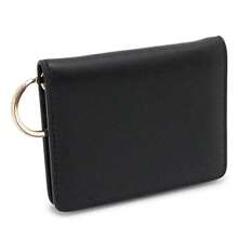 Maison Margiela Stitch Keyring Card Wallet Black
