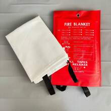Fire Blankets, Suitable For Kitchen, Home, School, Office, Camping, Car Fire Blanket, Fiberglass Material 1pc - Multicolor - View 9