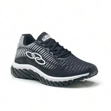 Sports Shoes Gym Outdoor Walking Comfortable New Unisex Running Shoes - 黑與白 - 查看 5