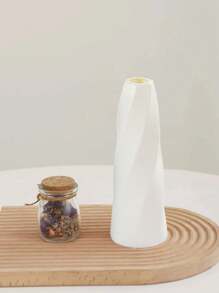 1 件塑料花瓶，客厅装饰花瓶，防掉落花瓶，人造花瓶，高品质北欧风格现代装饰圆形塑料花瓶，家居装饰，花瓶，中心装饰，桌面装饰，圣诞礼物 - 彩色 - 查看 2