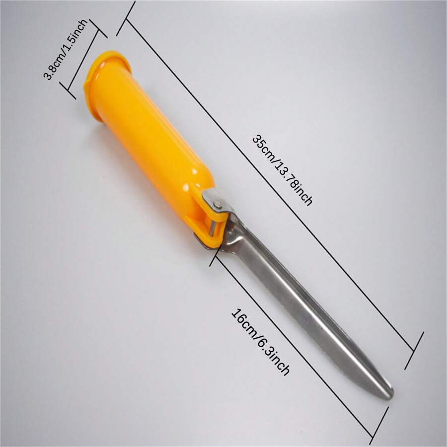 Yellow Sea Pole Bracket, Sea Pole Throwing Pole, Ground Insertion Tube