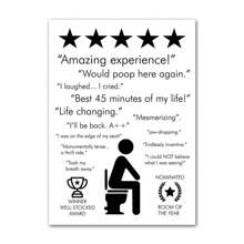 1 件墙壁艺术帆布画有趣的厕所男孩黑白北欧海报和印刷品墙壁画适用于客厅浴室俱乐部装饰无框 - 彩色 - 查看 30