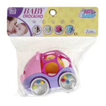 Rattle With Wheels Animal Children Baby Interactive Toy Dog Owl Pig Car - 小狗 - 查看 3