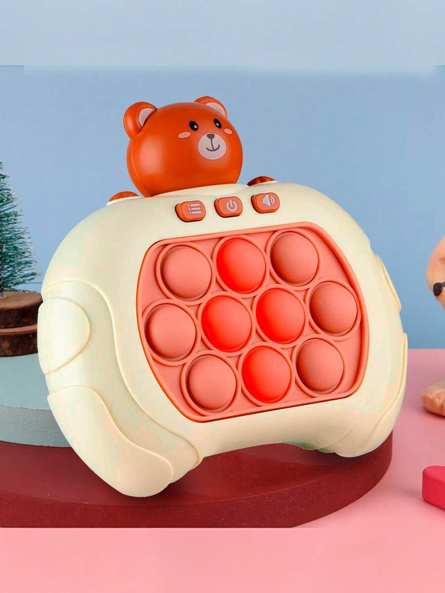 JUEGUETE SENSORIAL DE EMPUJE RÁPIDO POP ELECTRICO ANTI ESTRES - Café integral - Ver 1
