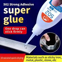 1/2/3pcs Multi-Purpose 30g Strong Super Adhesive 502, Universal Ultra-Fast Dry Adhesive, Shoe Glue, 502 Super Adhesive Cyanate Instantaneous, High-Strength Oily Adhesive, Quick Drying, Used To Repair Ceramic Repair Adhesive, Porcelain, Metal, Plastic, Wood Adhesive And Paste Wooden Furniture Back To School