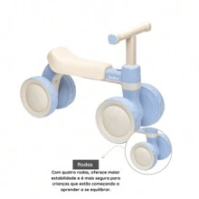 Buba Balance Bike With Sound Blue +12M - Màu xanh lam - Xem 3