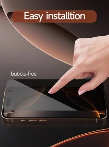 Bộ 3 miếng dán màn hình cường lực chống nhìn trộm toàn màn hình, tương thích với iPhone 16 Pro Max/16 Pro/16/16 Plus, 15 Pro Max/15 Pro/15/15 Plus, 14/14 Pro/14 Pro Max, 13/13 Pro/13 Pro Max, 12/12 Pro/12 Pro Max, 11/11 Pro/11 Pro Max, X/XS/XR/XS Max, 7/8/6/6S, 7 Plus/8 Plus/6 Plus/6S, chống nước, chống sốc, chống rơi, chống trầy xước, chống bám vân tay. - màu đen - Xem 6