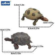 [Certified For Children] Forest Animals Figurines Woodland Animals Model Kit, Miniature Realistic Plastic Wild Forest Animals For Cake Toppers, Birthday Party Favors, Cupcake Toppers, And Kids Birthday Gifts - Multicolor - View 28