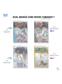 Adhesive Plastic Bag To Protect Manga HQ 18x25 With 55 Units - Minh bạch - Xem 4