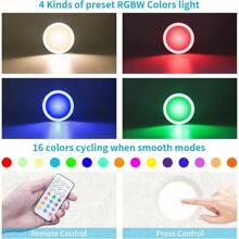 Puck Lights With Remote Closet Lights Stick On Lights Shelf Lights Push Lights Tap Light LED Puck Lights For Under Cabinet