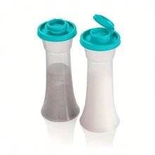 1pc Large Plastic Salt & Pepper Shakers With Lids - Moisture-Proof, Timer Design For Home, Kitchen, Restaurant, Camping - Multicolor - View 6