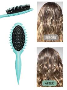 Curl Defining Brush,Curl Define Styling Brush,Shaping And Defining Curls For Women To Reduce Pulling And Curl Separation - Multicolor - View 7