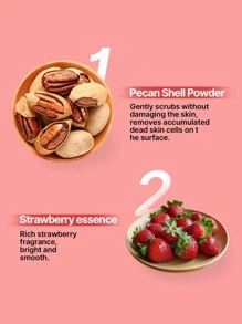 1 件装草莓身体磨砂膏，200g，去角质保湿，温和滋润肌肤，天然水果香味，深层清洁，保湿身体护理，让肌肤柔软亮丽 - 草莓 - 查看 5