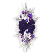 Luces de corona para escaleras, adornos colgantes decorativos para escaleras, accesorios de decoración del hogar (baterías no incluidas) - Mejores regalos de cumpleaños, decoraciones navideñas, decoración de habitaciones, Navidad, invierno, decoración navideña para el hogar, regalos de Navidad, decoración navideña - Multicolor - Ver 15