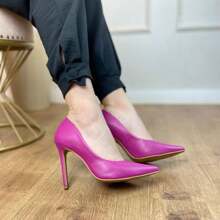 Women's Pumps Pointed Toe 11cm Heel Angela Galvão - 玫瑰紅 - 查看 1