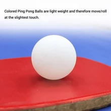 30Pcs Ping Pong Balls 40mm Frosted Mixed Colours Game Table Tennis Balls UK - Multicolor - View 9