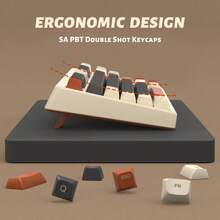 ATTACK SHARK Gaming Keyboard With Dual Mode Bluetooth 5.0/2.4Ghz TKL Mechanical Feeling Keyboard,Rechargeable Anti-Ghosting PBT 75% Wireless BT Keyboard Backlit For Silent Office/Gaming - 咖啡 - 查看 4