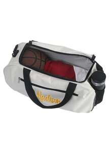 Customized Embroidered Fitness Bag, Men's Basketball Sports Shoulder Bag, Women's Large Capacity Yoga Bag, Fashionable Anniversary Gift, Birthday Gift, Mother's Day Gift, Father's Day Gift, Gift For Best Friend, Gift For Mom/Dad, Gift For Her/Him, Gift For Girlfriend/Boyfriend/Friend,Bags For Ladies Fashionable - Multicolor - View 7