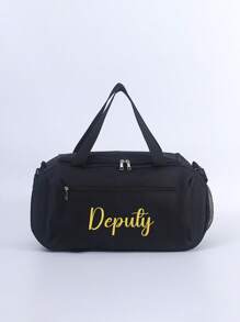 Customized Embroidered Fitness Bag, Men's Basketball Sports Shoulder Bag, Women's Large Capacity Yoga Bag, Fashionable Anniversary Gift, Birthday Gift, Mother's Day Gift, Father's Day Gift, Gift For Best Friend, Gift For Mom/Dad, Gift For Her/Him, Gift For Girlfriend/Boyfriend/Friend,Bags For Ladies Fashionable - Multicolor - View 3