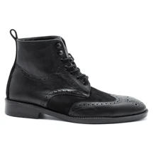 Bostonian Boot Men Gentleman Chelsea Boot Suede Leather - 酒紅色 - 查看 2