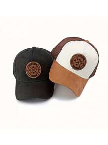 Chapéu de moda estilo de rua chapéu de malha versátil masculino chapéu simples de pico