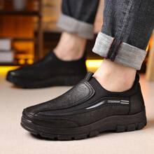 Men's Casual Sneakers, Slip-On Driving Shoes, Spring/Summer New Flat Shoes, Loafers, Breathable, Lightweight, Business Casual Shoes, Hiking Shoes, Trekking Shoes - Black - View 3