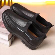 Men's Casual Sneakers, Slip-On Driving Shoes, Spring/Summer New Flat Shoes, Loafers, Breathable, Lightweight, Business Casual Shoes, Hiking Shoes, Trekking Shoes - Black - View 4