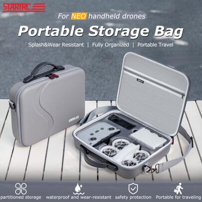  STARTRC DJI Mavic Neo Drone Accessories PU Storage Bag Case Box