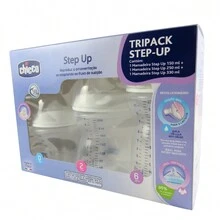 Kit 3 Chicco Step Up Neutral Baby Bottles 150+250+330ml Neutral - 無色 - 查看 5