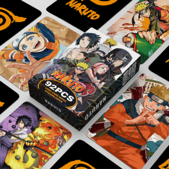 60pcs Cards + 32pcs Stickers, Boxed High Definition Photo Cards, LOMO Cards, Anime Peripherals Gift