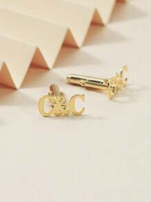 2pcs Personalized Stainless Steel Cufflinks, Ideal Gift For Groomsmen, Weddings, Birthdays And Anniversaries - Style 3 - View 15