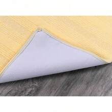 30"X50" Nylon Washable Bathroom Rug Yellow : Non-Skid, Tufted Floor Mat, Machine Made - Yellow - View 6